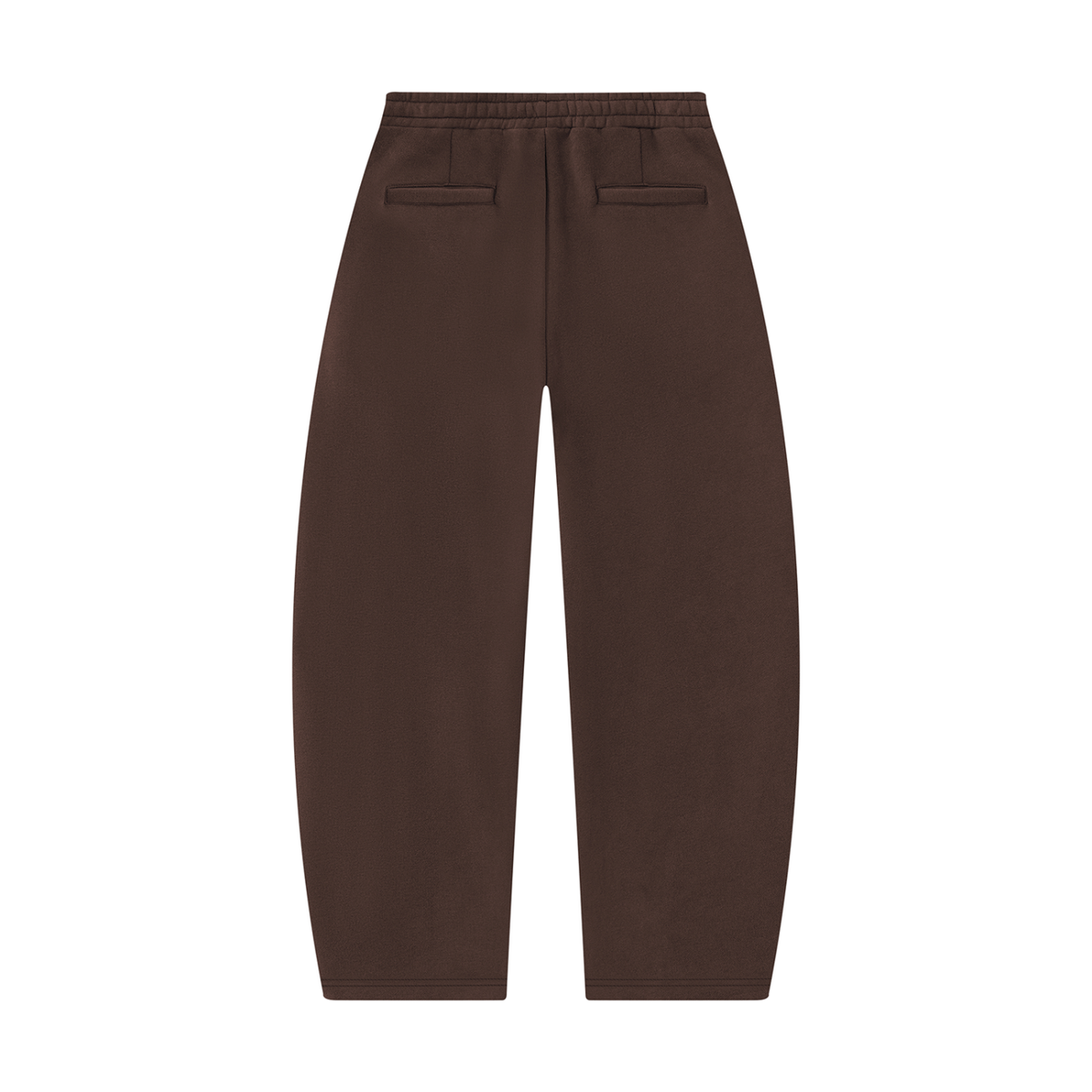 Heavyweight Barrel Leg Sweatpants - Coffee