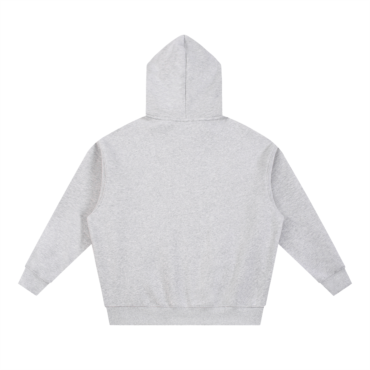 Heavyweight Boxy Hoodie - Flower Gray