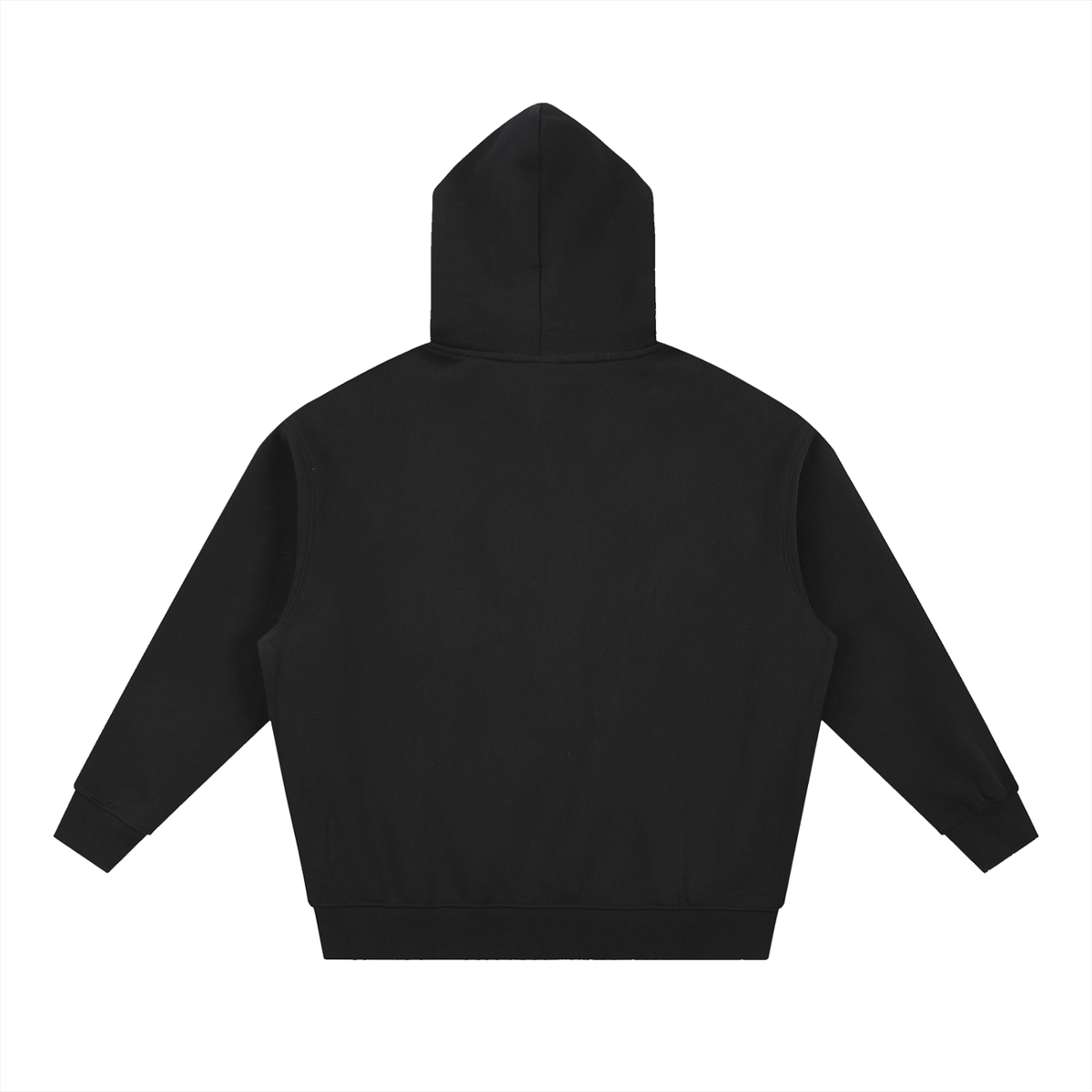 Heavyweight Boxy Hoodie - Black