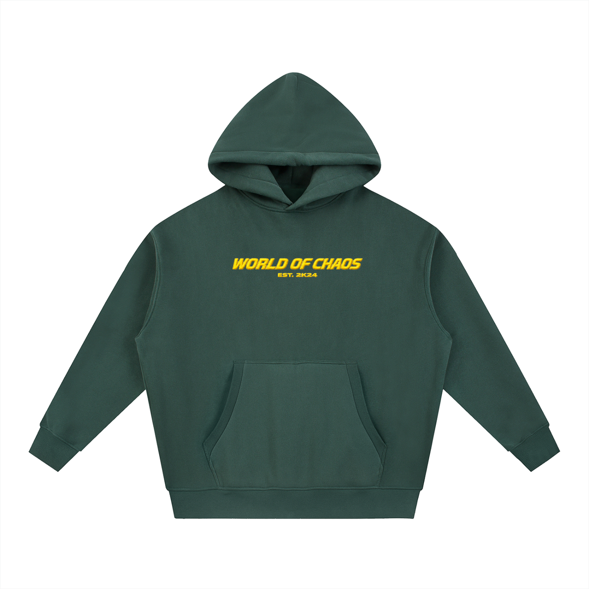 Heavyweight Boxy Hoodie - Dark Green