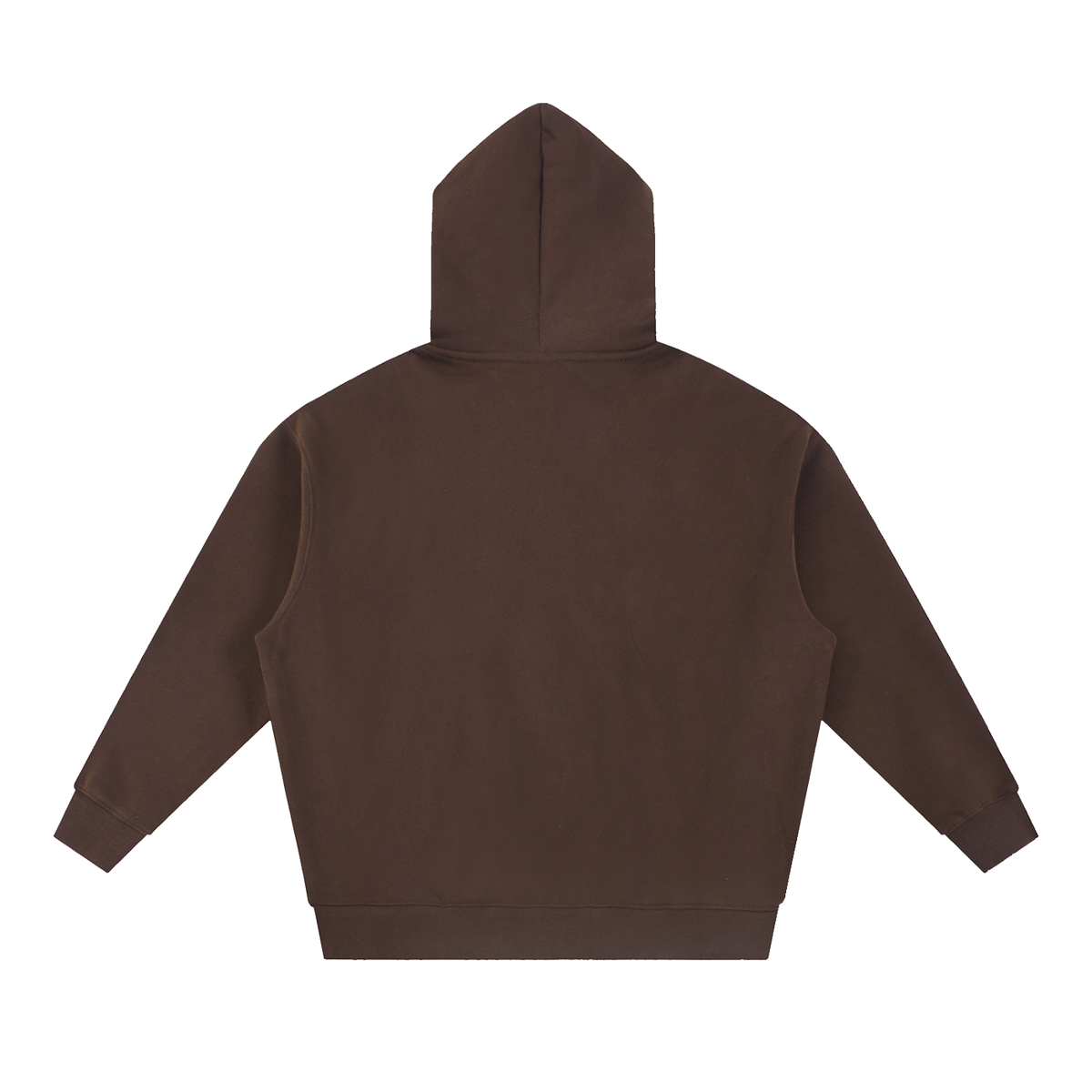 Heavyweight Boxy Hoodie - Coffee
