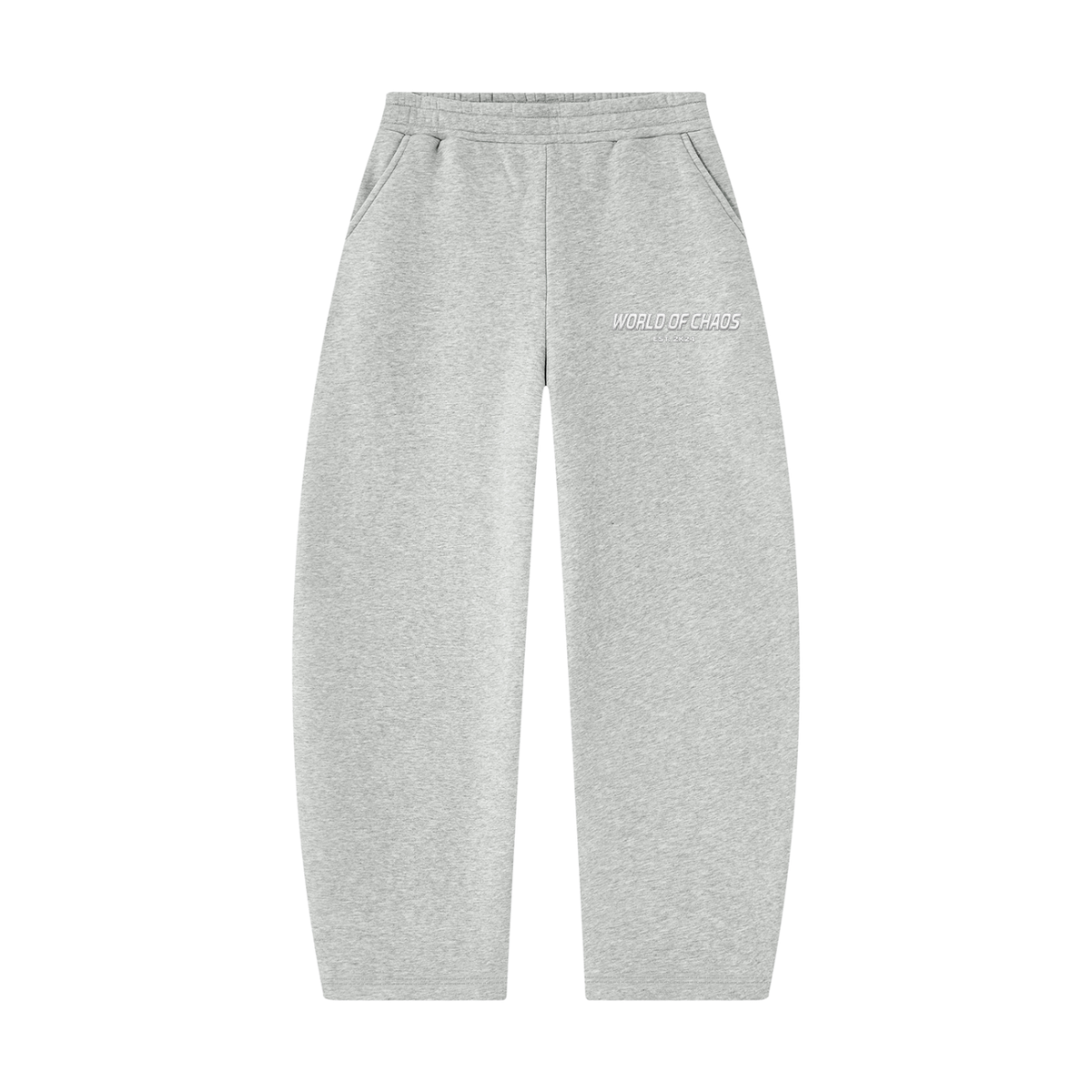 Heavyweight Sweatpants - Flower Gray